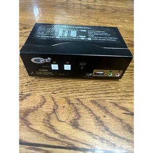 CKL HDMI KVM Switch 2 Port Dual Monitor Extended Display USB KVM Switch No Cords